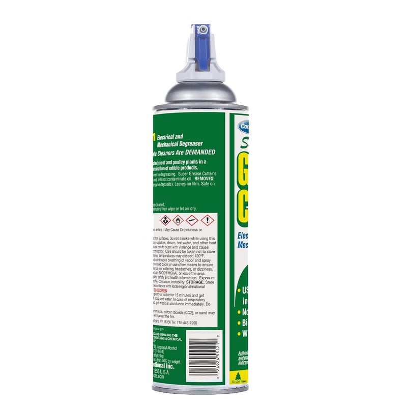 Comstar Super Grease Cutter, Heavy Duty Mechanical Degreaser, USDA Registered Aerosol, No Rinse Formula, Eco-Safe Solvent for Industrial, HVAC, Equipment Cleaning, 16 Ounces (55-121) - Image 3